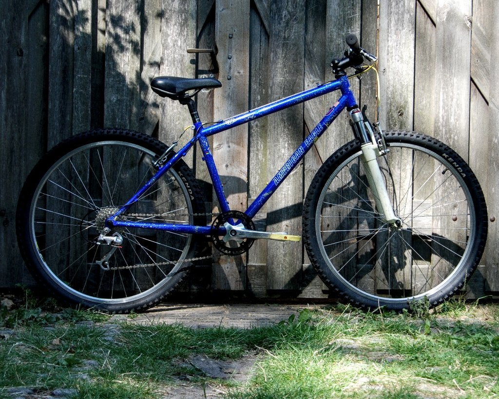 American Eagel Vail Retro mtb maat S rijklaar, Velgrem, Zo goed als nieuw, Geen vering, Ophalen