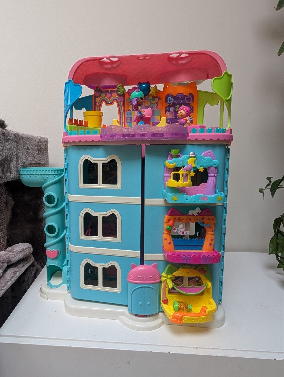Groot Gabby's Poppenhuis met veel extra's, Kinderen en Baby's, Ophalen of Verzenden, Gebruikt, Meisje