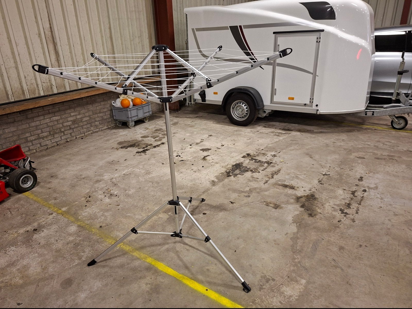 Opvouwbare droogmolen met draagtas - Ideaal voor camping, Ophalen, Gebruikt
