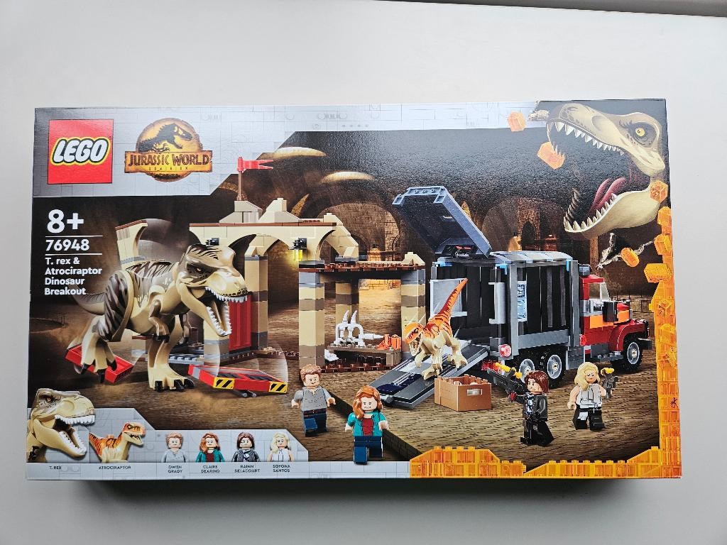 🎁 Lego Jurassic World 76948 - T-Rex & Atrociraptor 🎁, Jurassic World, Lego, Nieuw, Ophalen of Verzenden