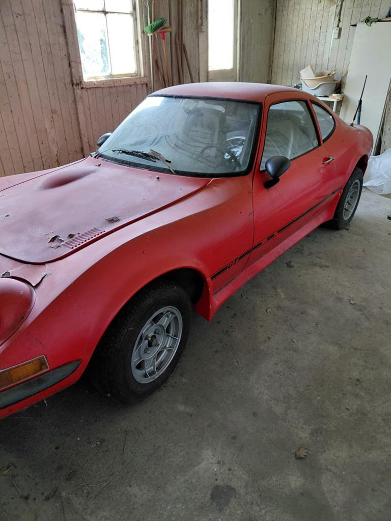 Opel GT bouwjaar 1972, Achterwielaandrijving, Zwart, Overige kleuren, Particulier
