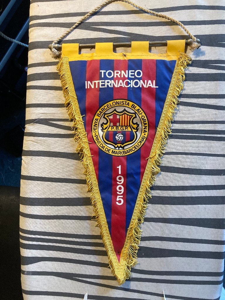 Vaantje Barcelona 1995, Ophalen of Verzenden, Gebruikt, Buitenlandse clubs, Vaantje of Sjaal