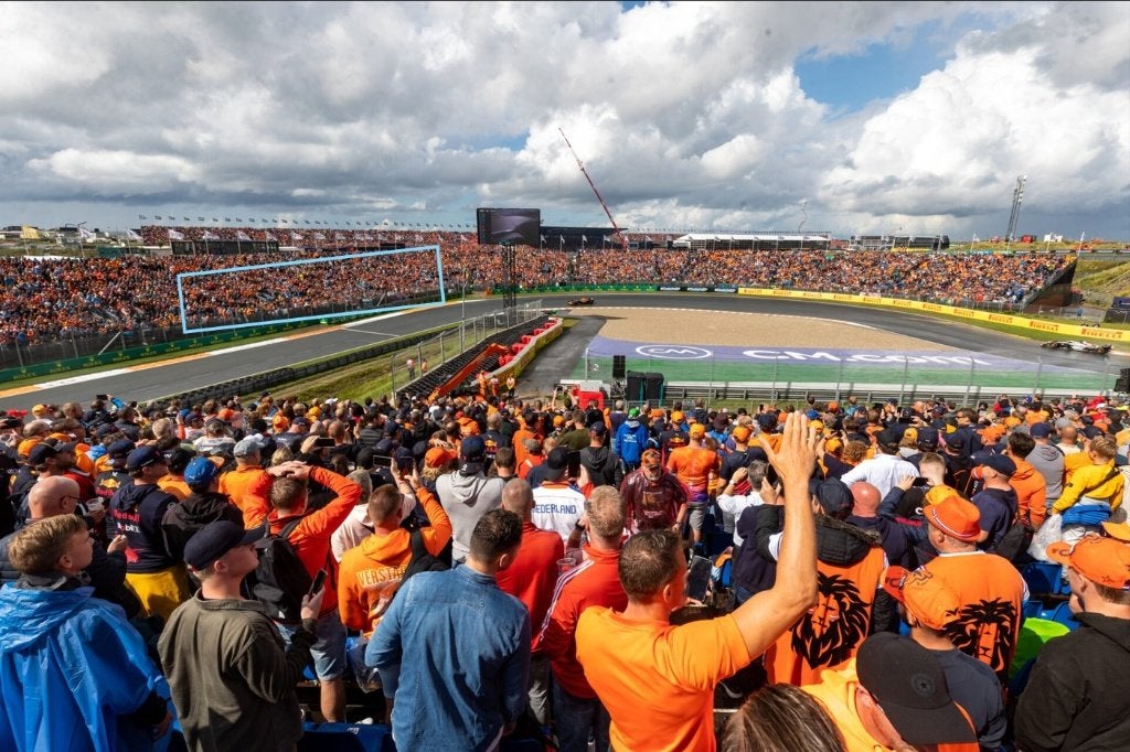 F1 DutchGP Grand Prix Zandvoort Arena Grandstand 1 alle dgn, Eén persoon, Augustus