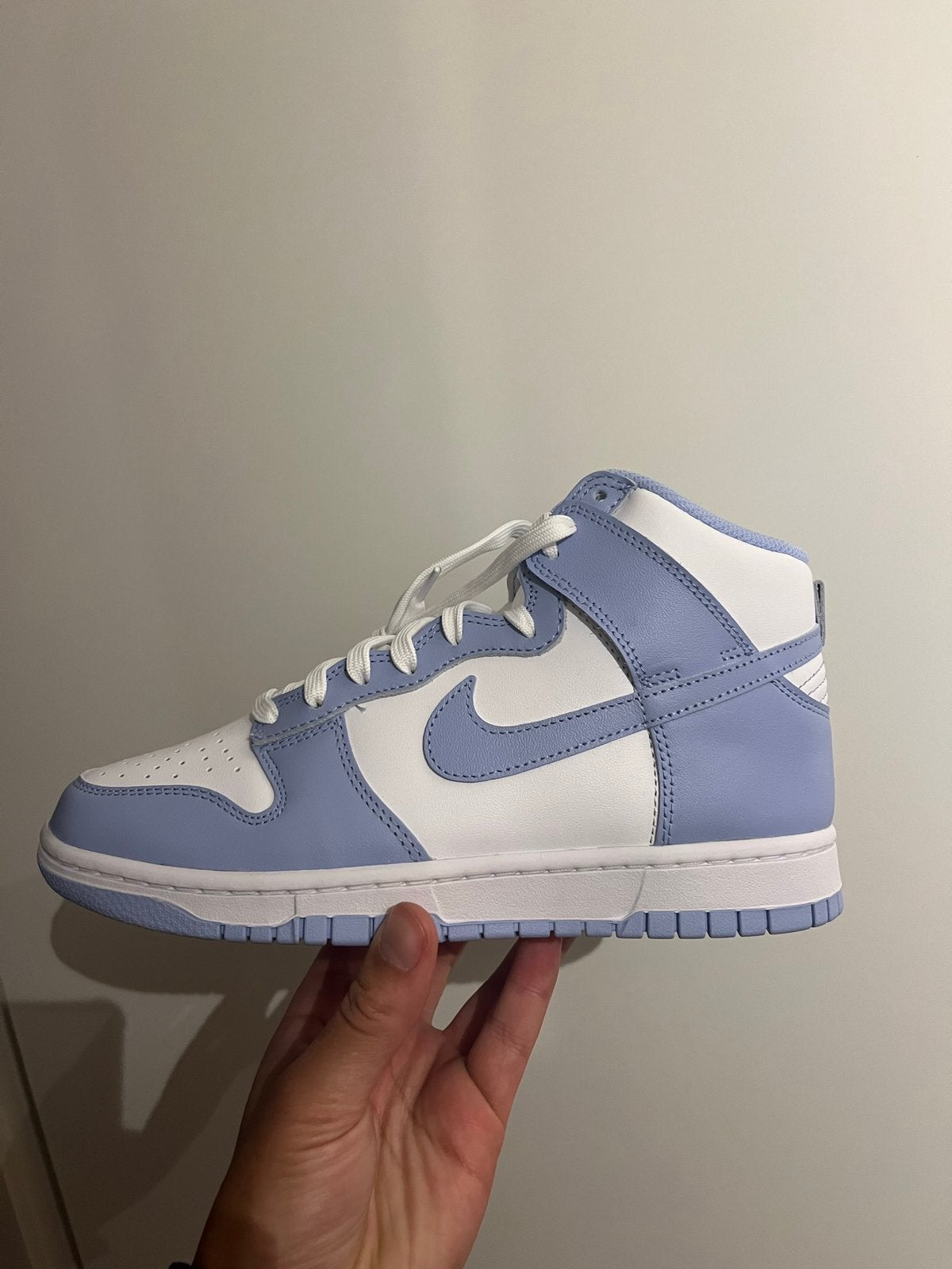 Nike Dunk High Aluminum Blue (GS) maat 38,5, Blauw, Nieuw, Ophalen of Verzenden, Sneakers of Gympen