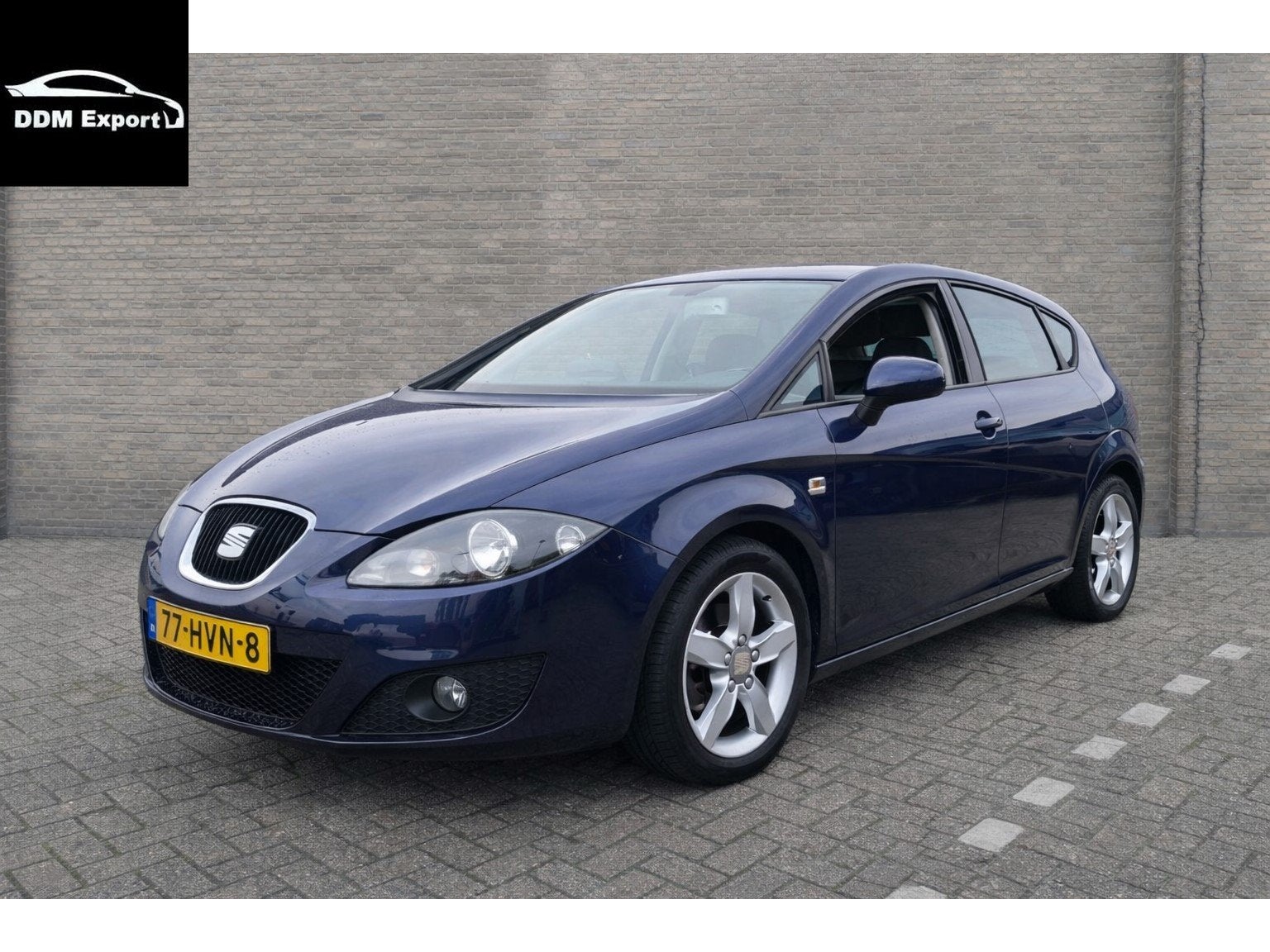 SEAT Leon 1.4 TSI Business Style Pro leer (bj 2009), Auto's, Gebruikt, Zwart, 4 cilinders, Bedrijf