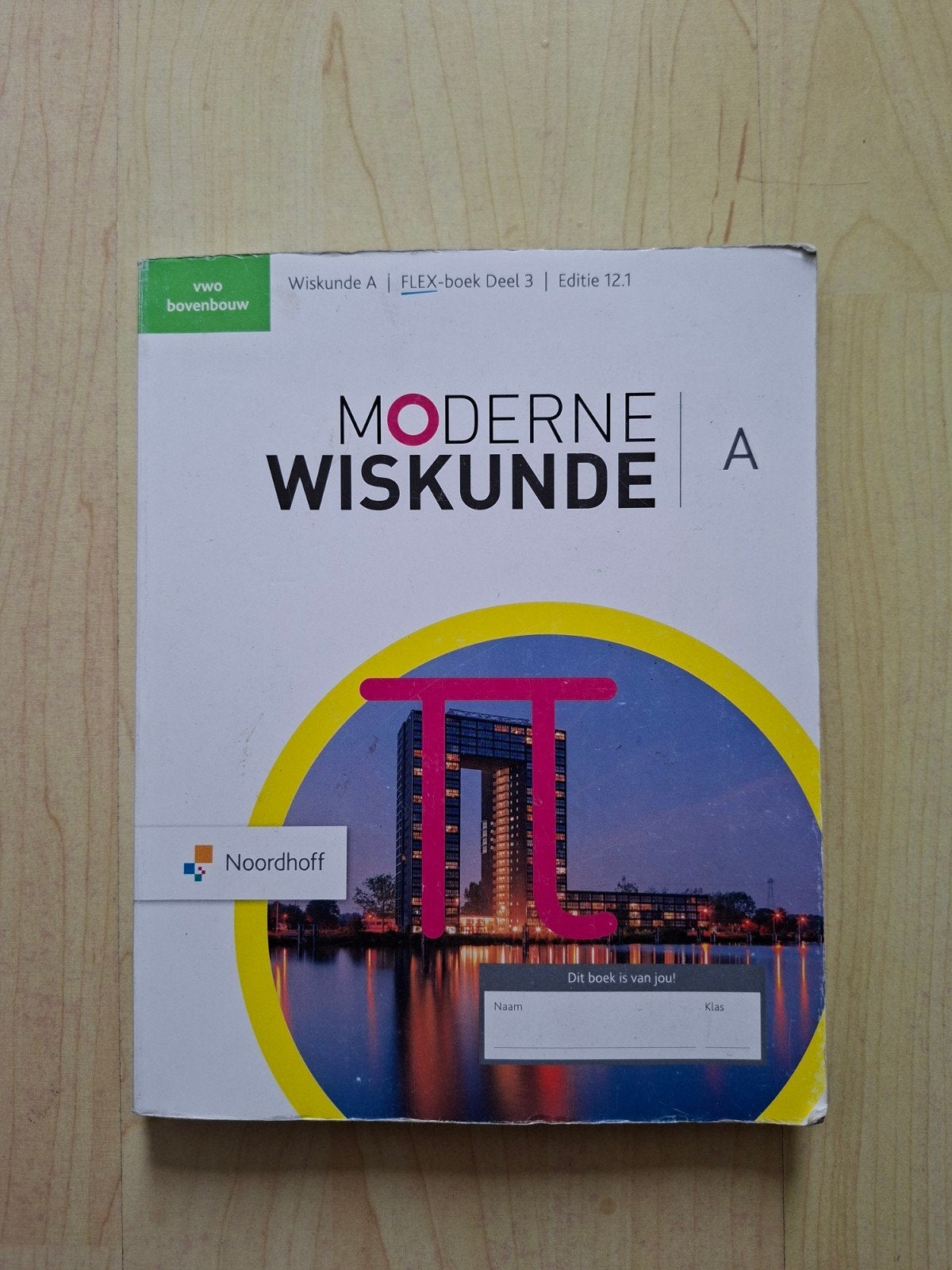 Moderne Wiskunde A FLEX-boek Deel 3 VWO bovenbouw, VWO, Wiskunde A, Noordhoff, Ophalen of Verzenden