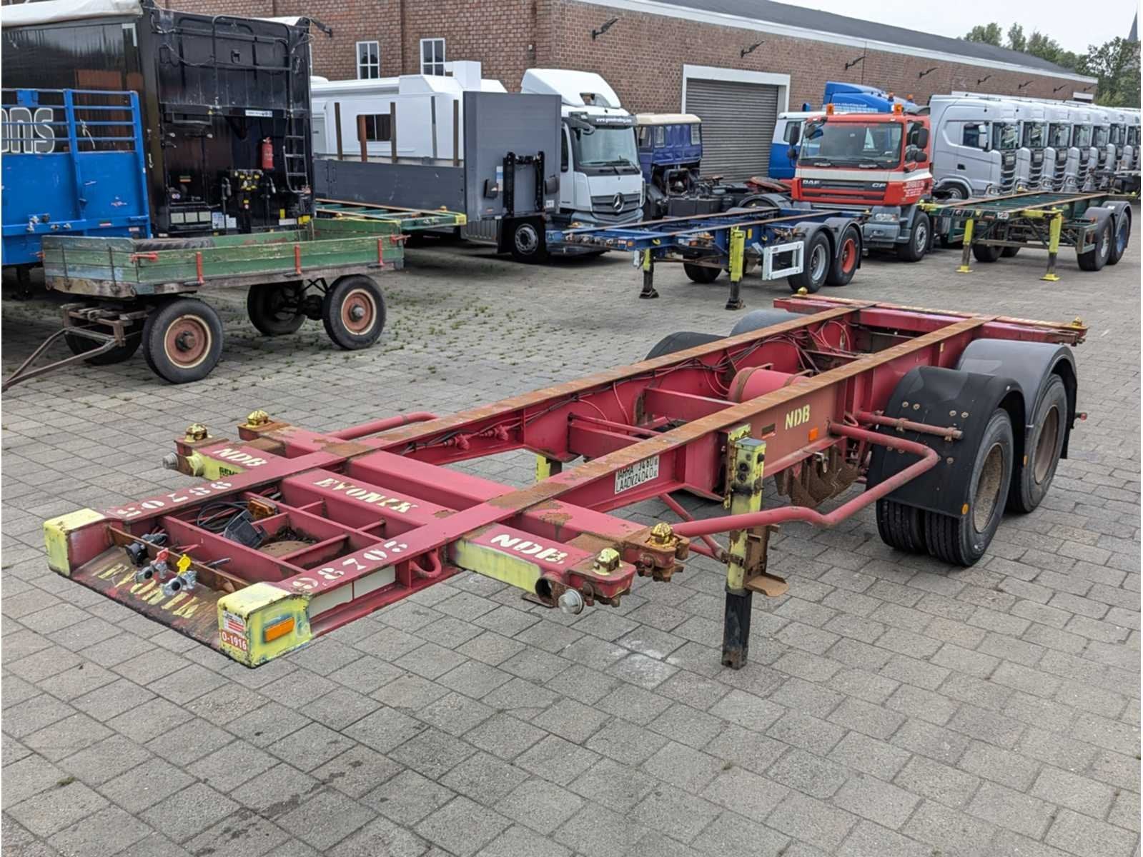 1987 Krone SZC 20FT Oplegger, Overige brandstoffen, Bedrijf, Aanhangers en Opleggers, Te koop