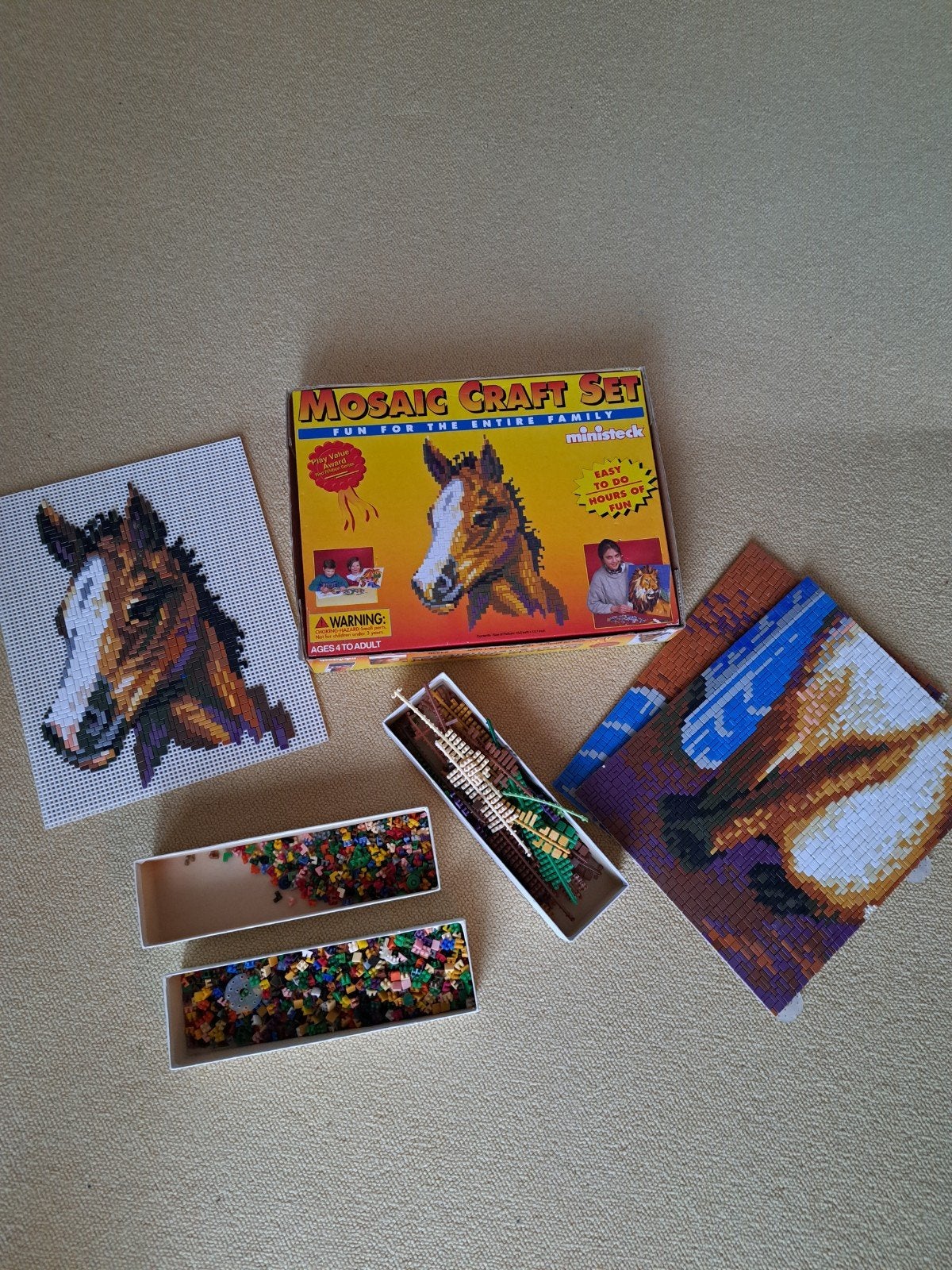 Ministeck Mozaïek Craft Set, Hobby en Vrije tijd, Ophalen, Zo goed als nieuw, Box-set