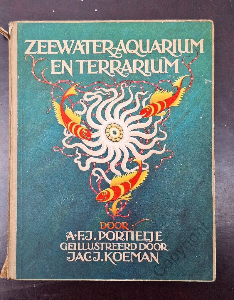 A.F.J. Portielje Zeewateraquarium en Terrarium 1930 1e druk, Overige onderwerpen, A. F. J. Portielje, Ophalen, Gelezen