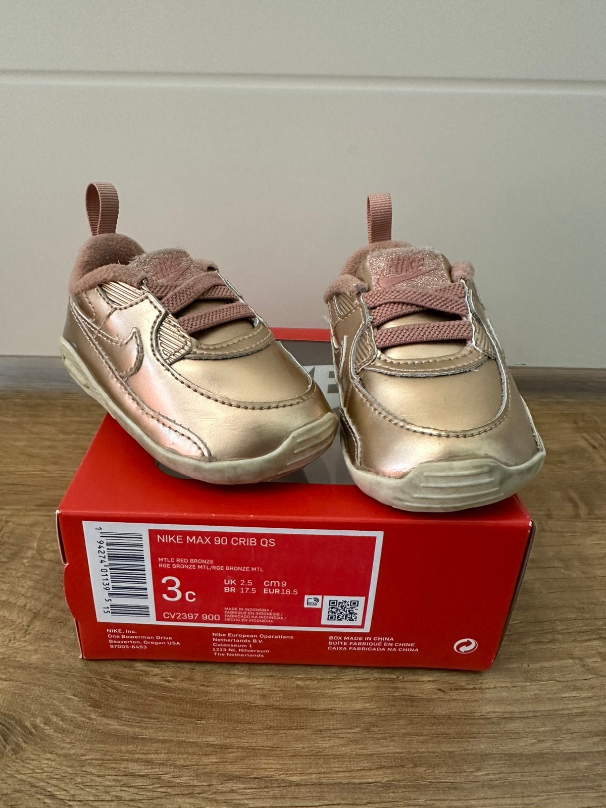 Nike babyschoenen maat 18,5, Kinderen en Baby's, Verzenden, Zo goed als nieuw, Jongetje of Meisje, Schoentjes