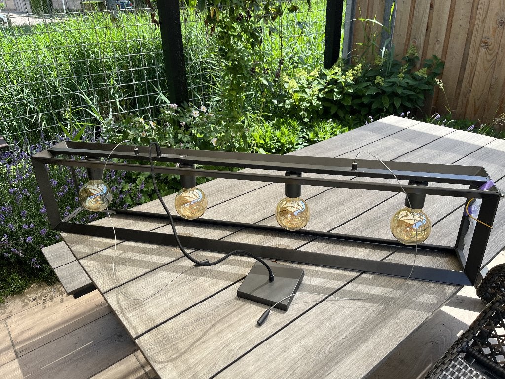 Mooie industriële hanglamp, Ophalen, Zo goed als nieuw, Metaal, 75 cm of meer
