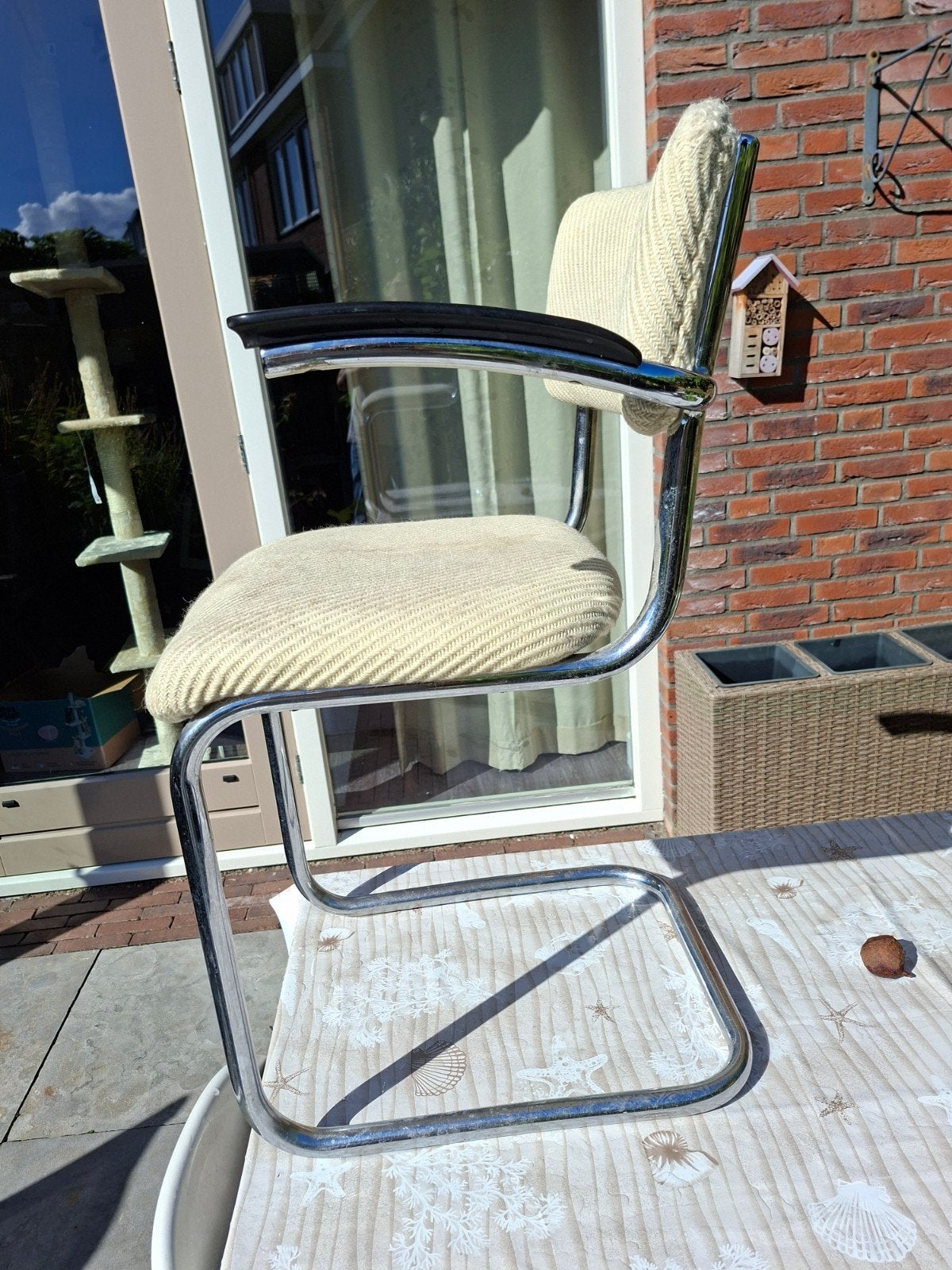 Gispen model 201 stoel., Huis en Inrichting, Ophalen, Gebruikt, Twee, Zwart