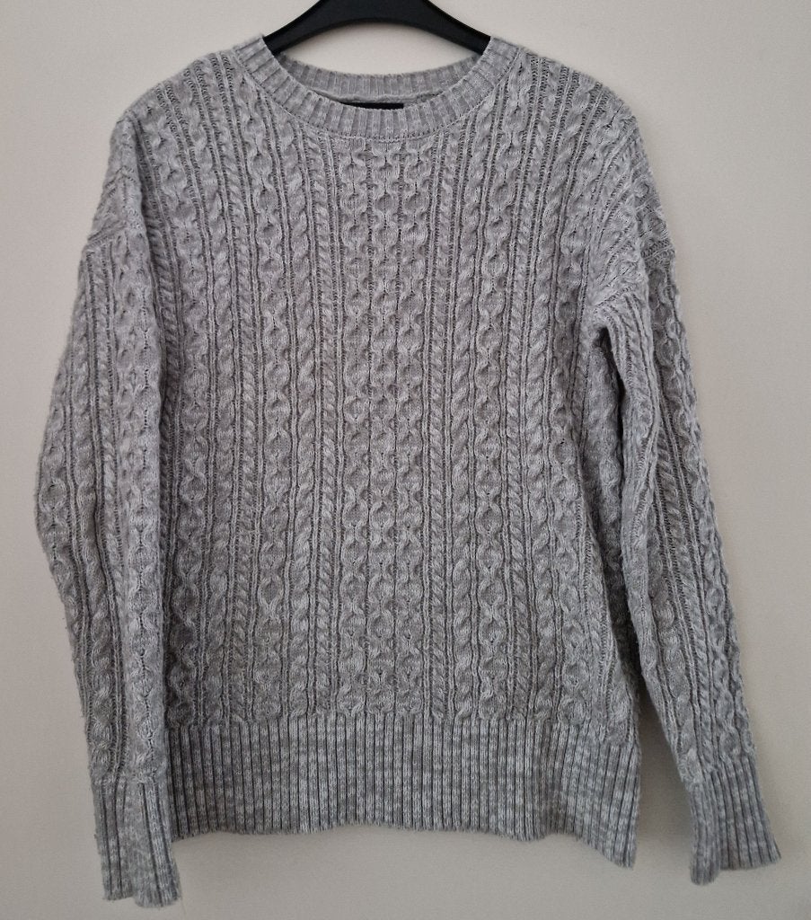 Grijze gebreide dames trui maat 38  * a, Kleding | Dames, Maat 38/40 (M), Atmosphere, Ophalen of Verzenden, Zo goed als nieuw