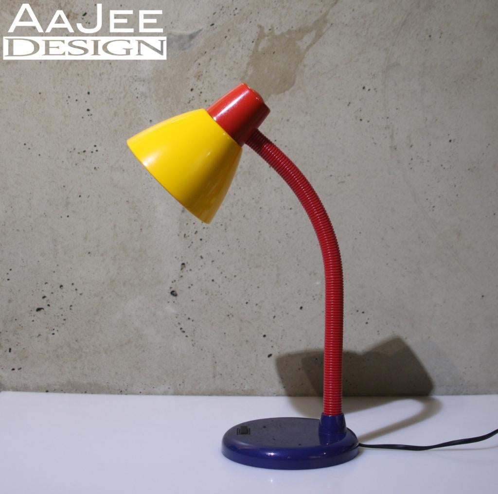 Memphis style - Bureaulamp - Pop Art - Massive - 1997, Huis en Inrichting, Lampen | Tafellampen, Gebruikt, Memphis stijl - PopArt