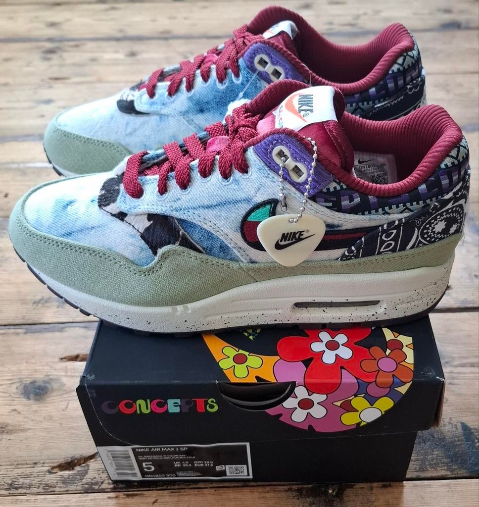Nike Air Max 1 Concepts "Mellow" - Maat 37.5, Kleding | Dames, Schoenen, Nieuw, Sneakers of Gympen, Overige kleuren, Ophalen of Verzenden