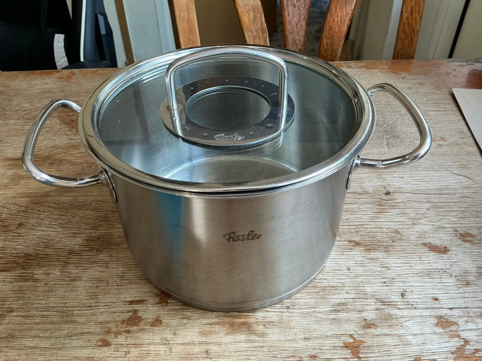 Fissler pan (inductie), Ophalen, Gebruikt, Fissler, Rvs