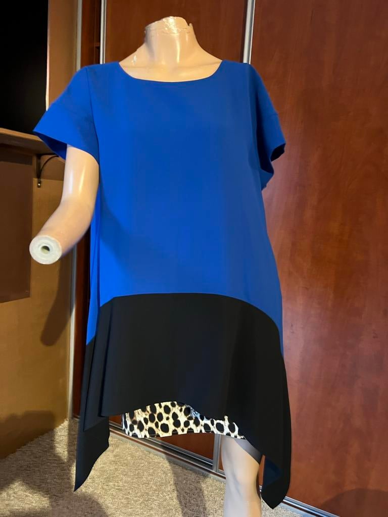 ROBERTO CAVALLI jurk M it 44 origineel NIEUW 1 keer gedragen, Maat 38/40 (M), G, Blauw, G
