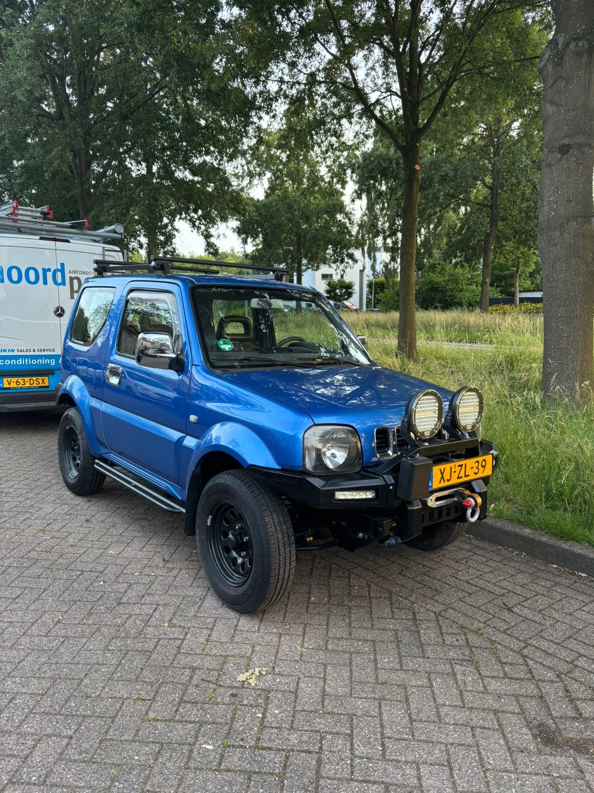 Suzuki Jimny 1.3 JX 4WD 1999 Blauw NAP, Stof, 40 €/maand, 4 cilinders, USB
