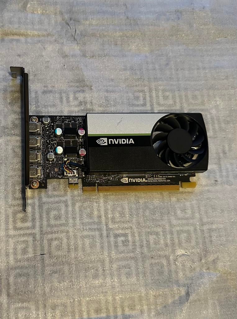 NVIDIA T1000 8GB, PCI-Express 3, GDDR6, Ophalen of Verzenden, Zo goed als nieuw