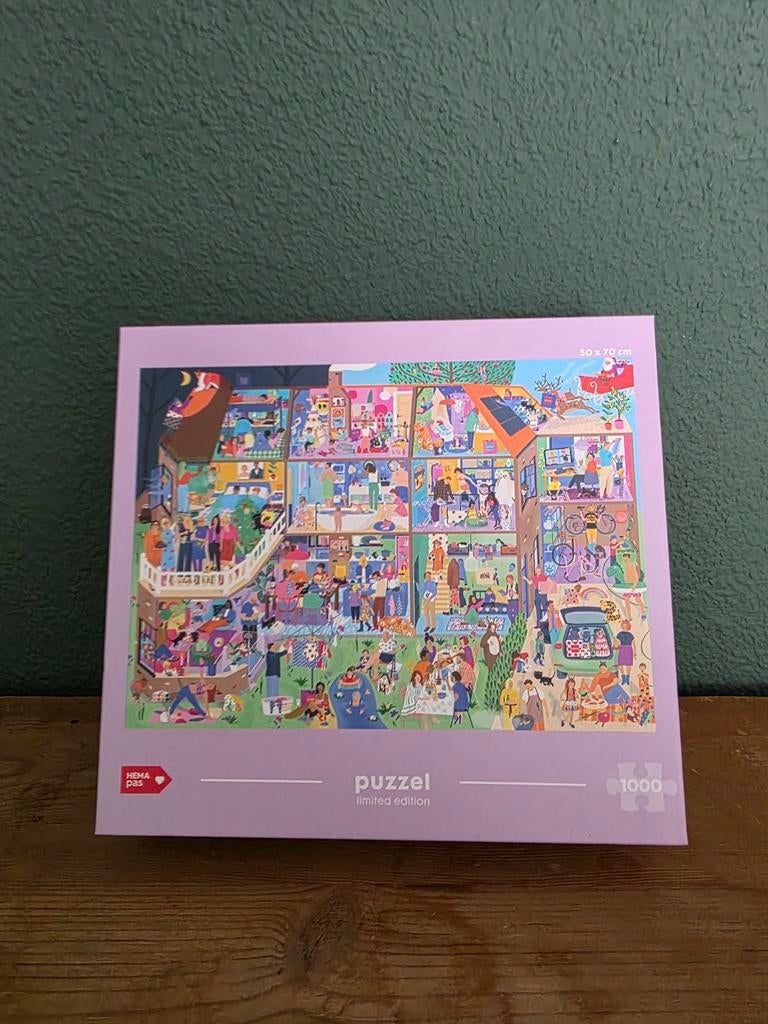 Hema puzzel, Ophalen of Verzenden, Minder dan 500 stukjes