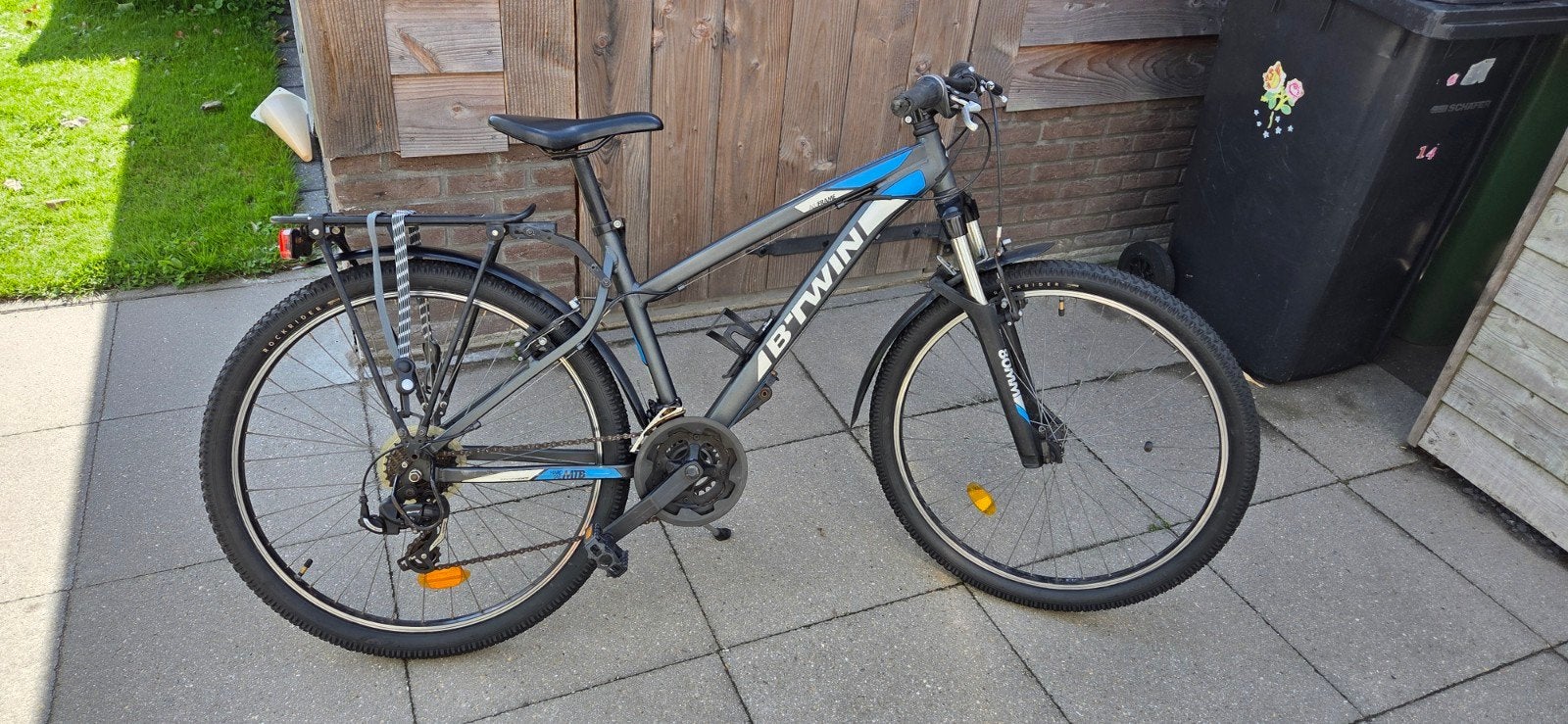 Btwin Rockrider 340 met nieuwe binnen- en buitenbanden, Ophalen, Gebruikt, Heren, Overige merken