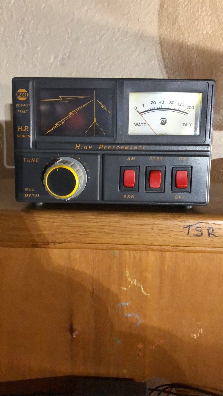 ZG ZETAGI ITALY HF Lineaire Versterker Mod. BV131, Ophalen of Verzenden, Gebruikt