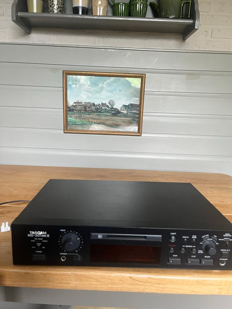 Tascam MD-301MKII Minidisc Recorder, Ophalen, Zo goed als nieuw