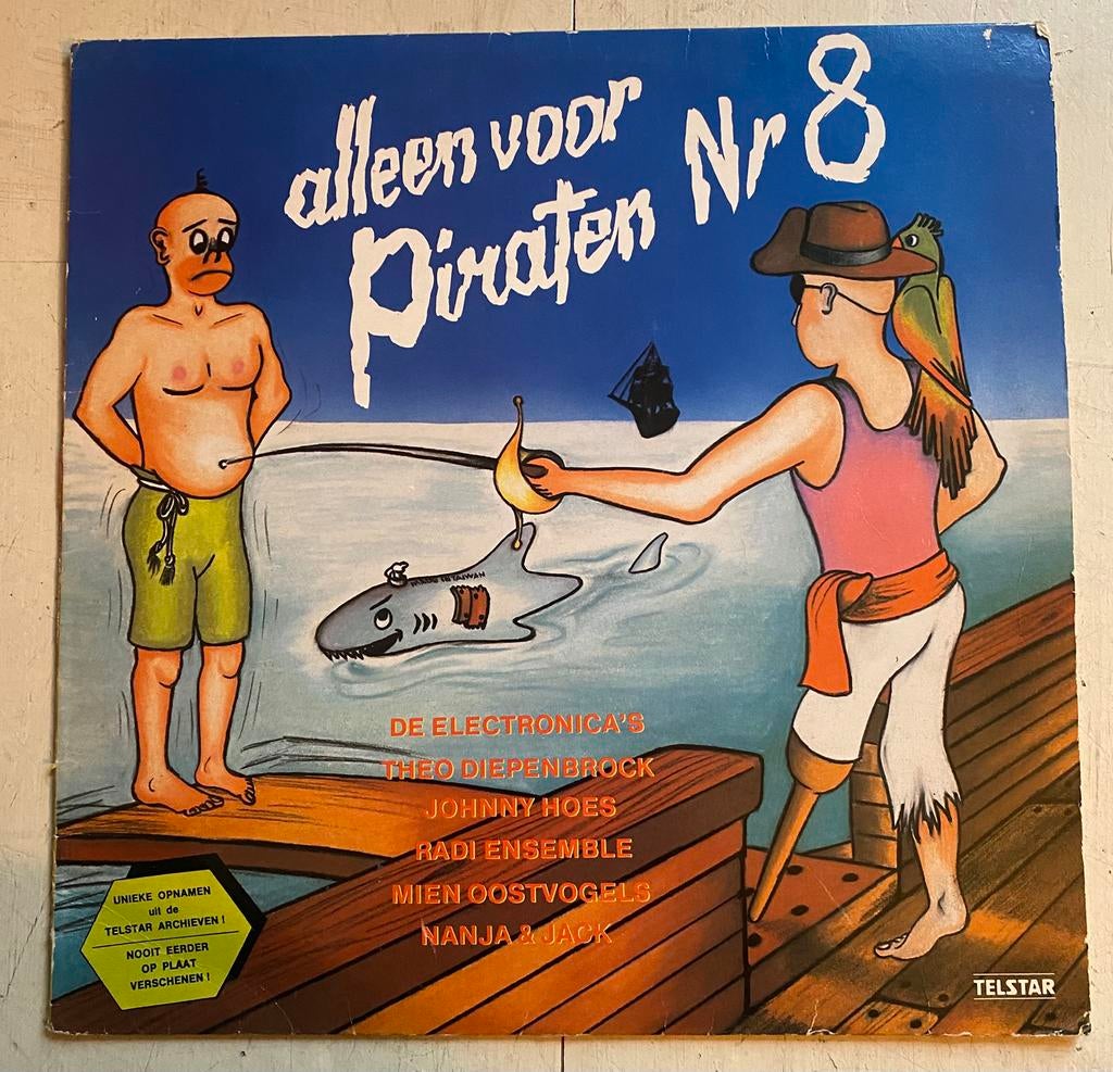 Alleen voor piraten nr8, Ophalen of Verzenden, Zo goed als nieuw, Overige formaten, Levenslied of Smartlap