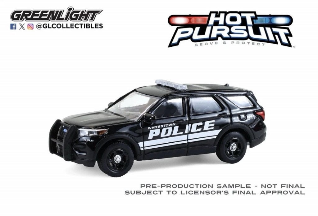 2023 Ford Police Interceptor Utility Greenlight 1/64 Whites, Ophalen of Verzenden, Nieuw, Auto
