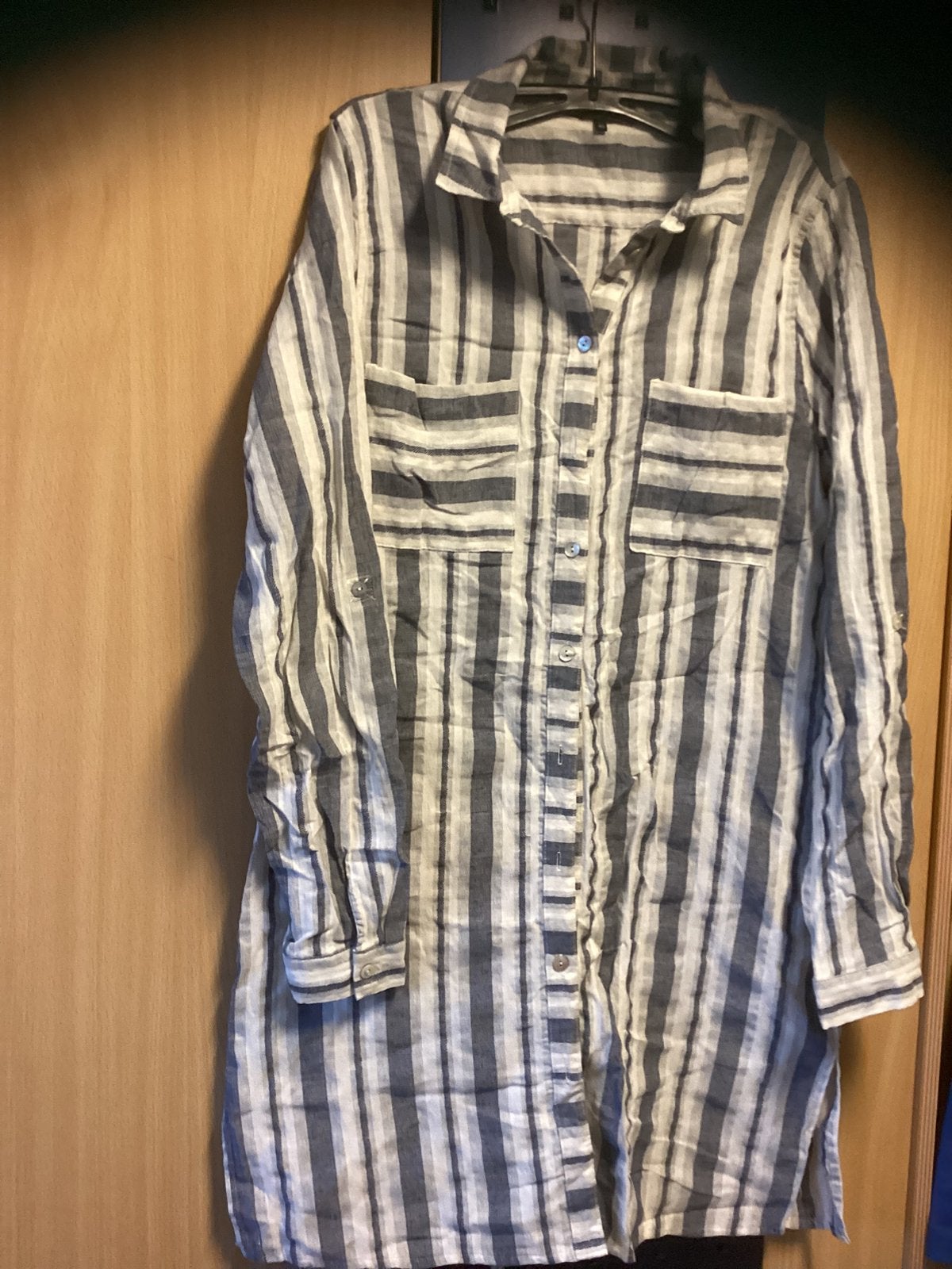 La Ligna linnen blouse, maat 40, Ophalen of Verzenden, Zo goed als nieuw, Maat 38/40 (M), Zwart