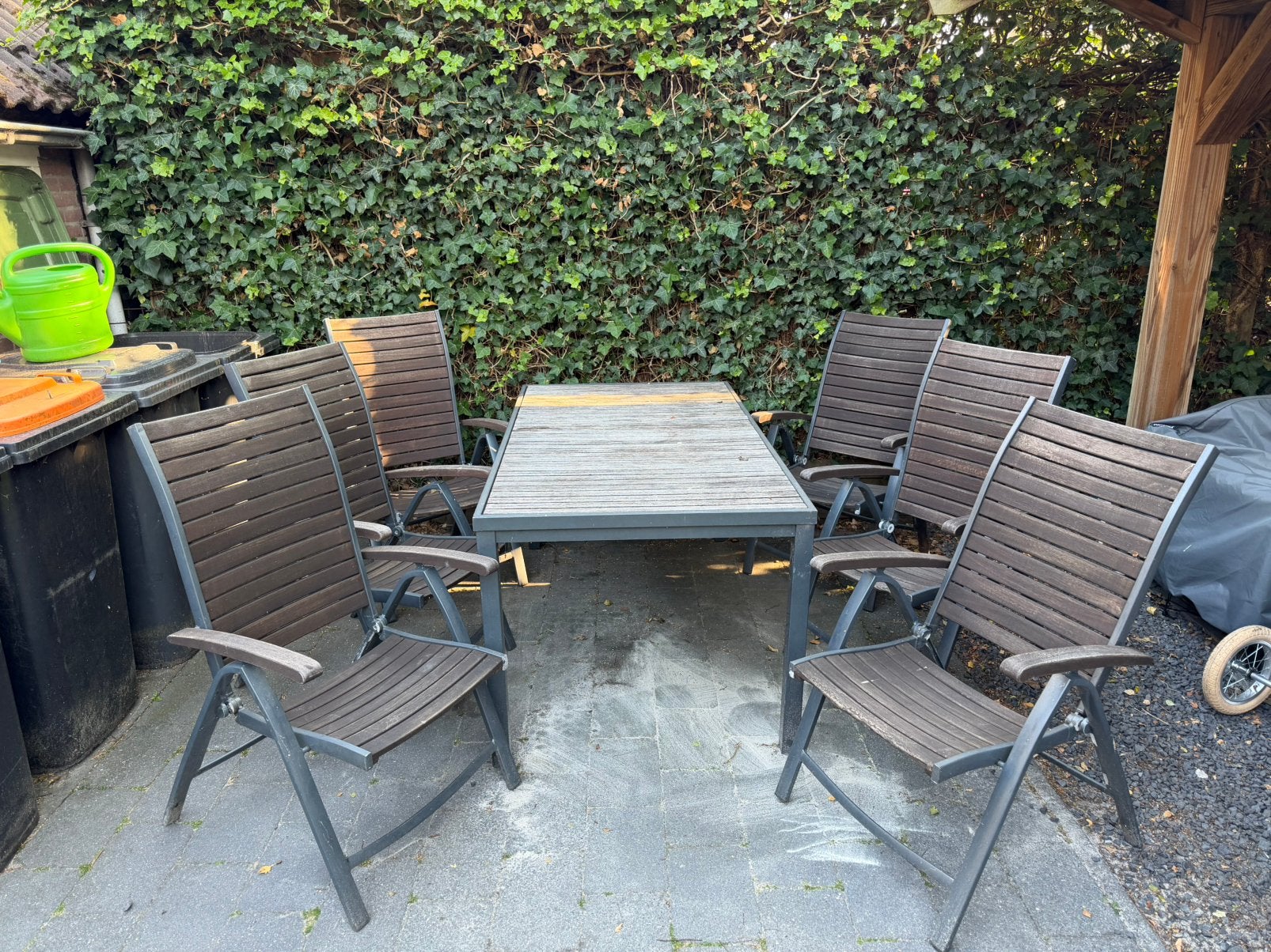 Tuintafel zonder stoelen, Ophalen, Gebruikt