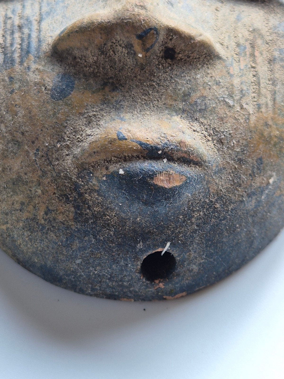 Oude Afrikaanse Masker - Steen/Keramiek, Steen/keramiek, Bruin, Afrika, Masker