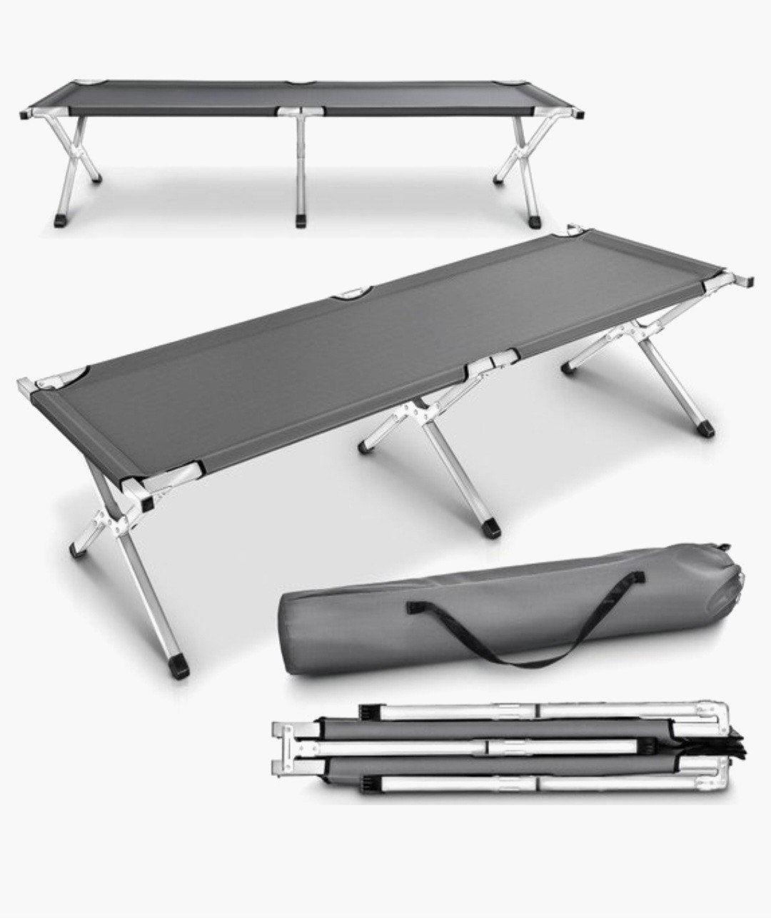 Nieuw Tresko Veldbed - Opvouwbaar Campingbed 210x72x45 cm, Tresko, ....., Nieuw, Ophalen of Verzenden
