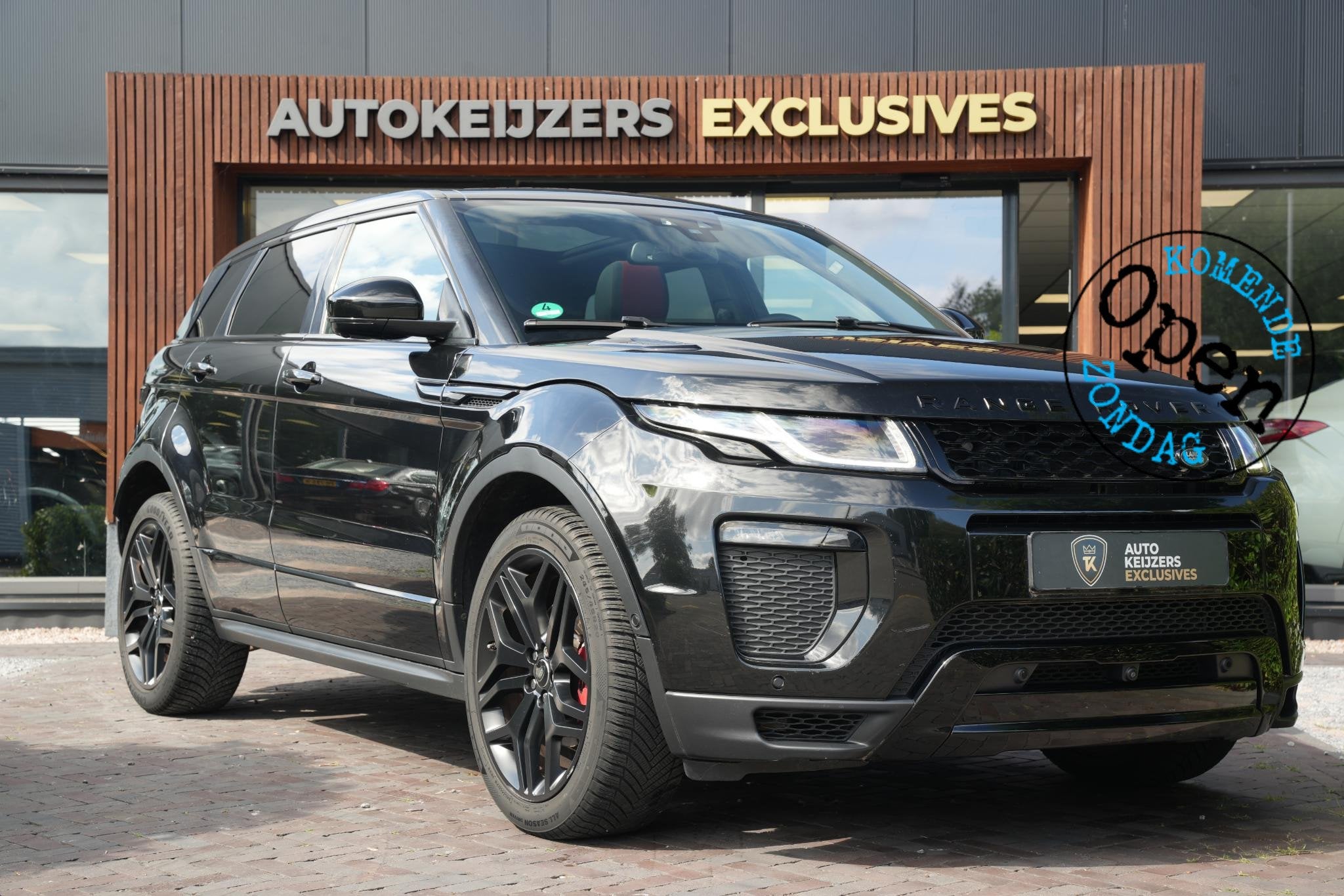 Land Rover Range Rover Evoque 2.0 Si4 HSE Dynamic Panoramada, Auto's, Automaat, Gebruikt, 4 cilinders, Zwart