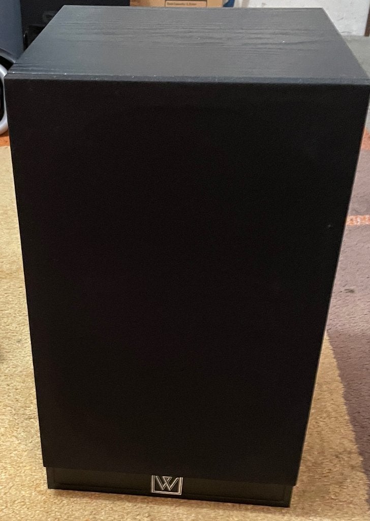 Wharfedale 505.2 Luidsprekers met standaard, Ophalen, Vloerstaande luidspreker, Gebruikt, Inclusief standaarden