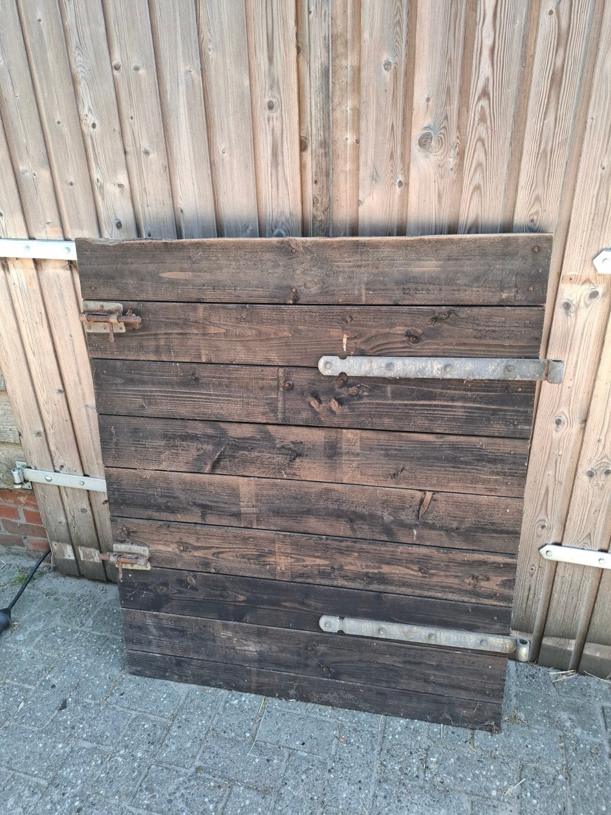 staldeur onderdeur hxb 1190x1015, Gebruikt, Overige typen, Minder dan 200 cm, Hout