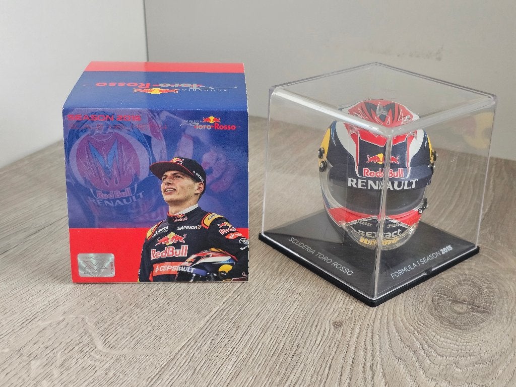 Helm 1:4, Max Verstappen # 33, Season 2015., Ophalen of Verzenden, Zo goed als nieuw, Formule 1
