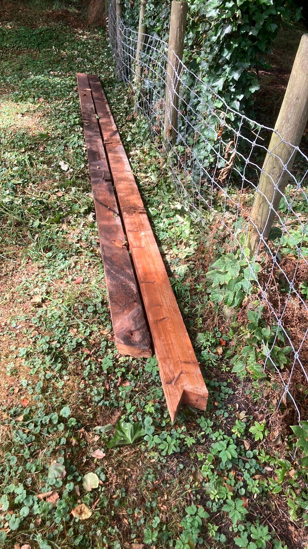 2x Balk 65 x150 kopmaat.  L 5.70 meter, Doe-het-zelf en Verbouw, Metalen, Ophalen of Verzenden, Zo goed als nieuw