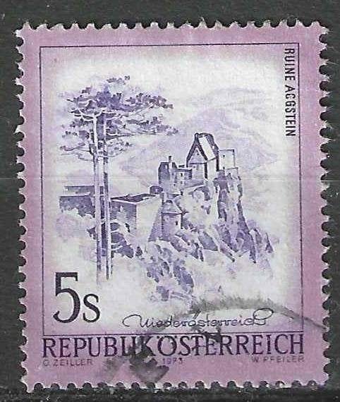 Oostenrijk 1973 - Yvert 1260 - Landschappen (ST), Verzenden, Gestempeld