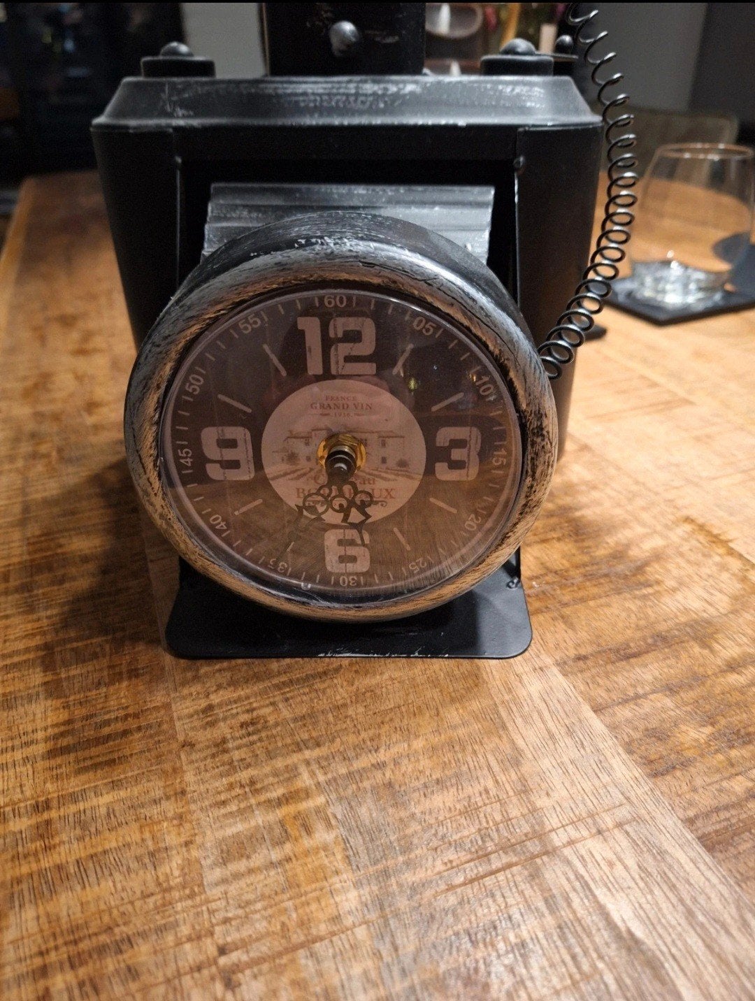 Vintage Camera Klok - Uniek Decoratief Stuk, Ophalen of Verzenden