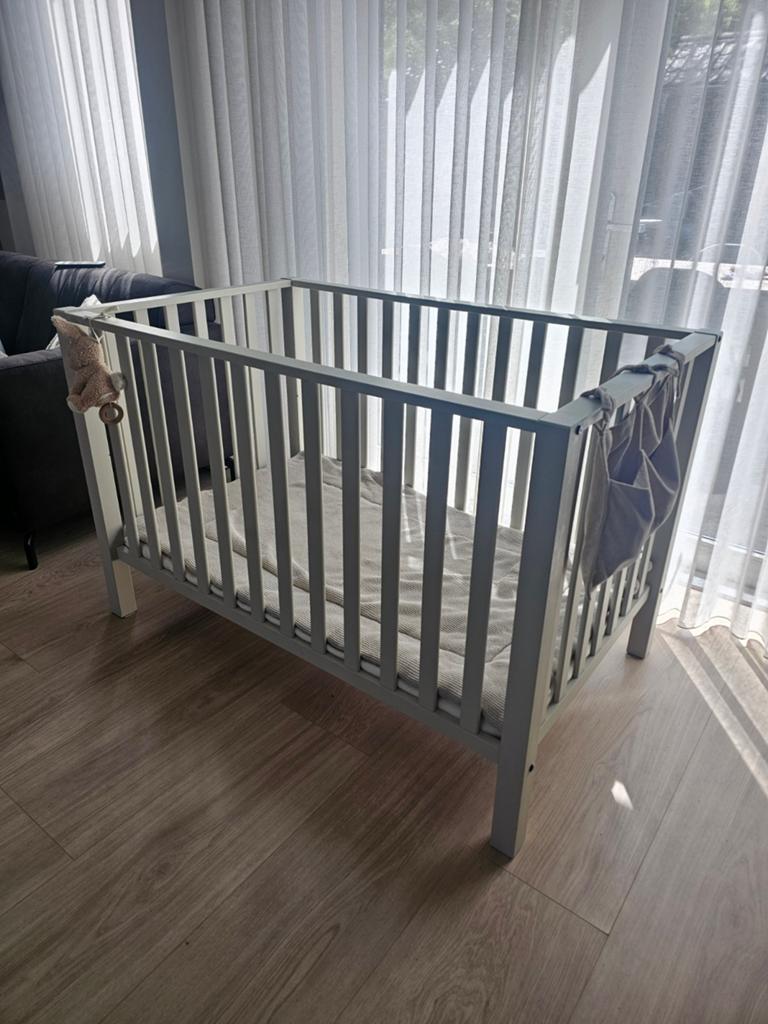 Tweeling Box Compleet met Matras, Hoes, Boxzak & Boxkleed, Kinderen en Baby's, Boxen, Ophalen, Zo goed als nieuw, Rechthoekig