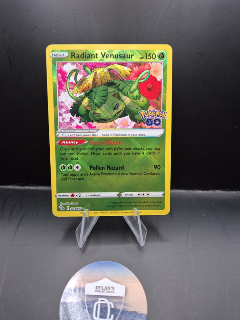 Radiant Venusaur - Pokemom GO - 004/078, Ophalen of Verzenden