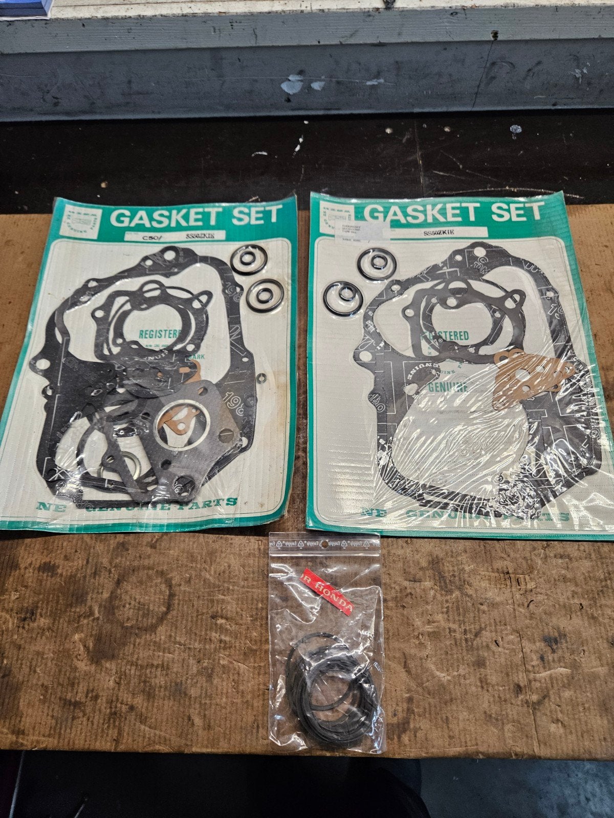 Honda C50 SS50 CD50 onderdelen pakkingset zuigerveren, Ophalen of Verzenden, Nieuw, Overige merken