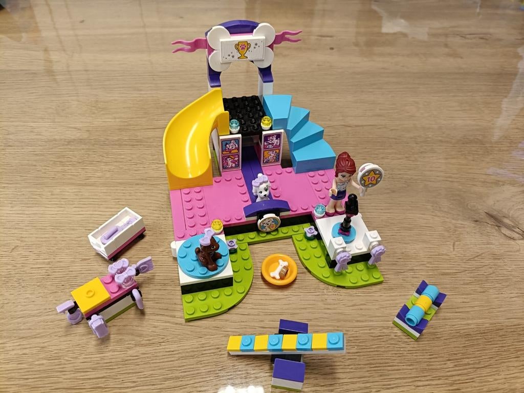 Lego Friends set 41300 puppy kampioenschap, Ophalen of Verzenden, Zo goed als nieuw, Overige merken