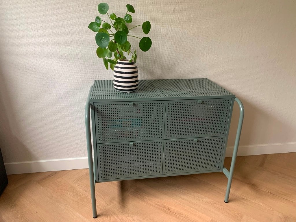 Metalen ladekast IKEA, Ophalen, 50 tot 100 cm, Zo goed als nieuw, 3 of 4 laden