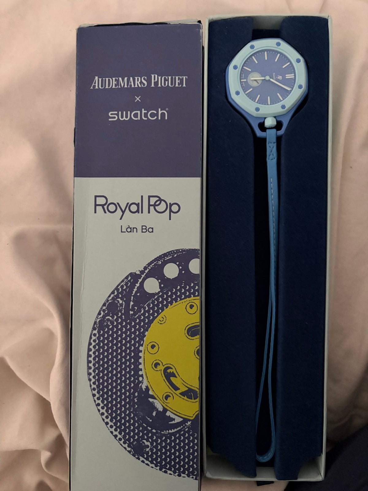 Audemars Piguet x Swatch Royal Pop horloge - Nieuw, Ophalen, Kunststof, Polshorloge, Swatch
