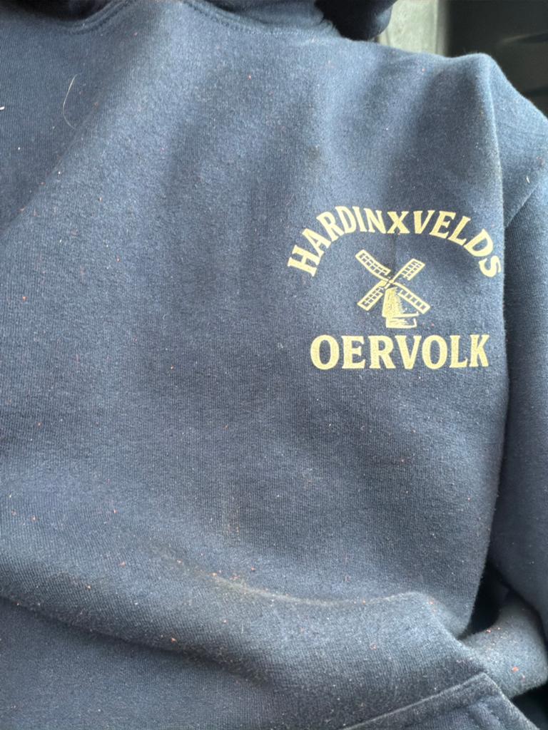 Hardinxvelds Oervolk Hoodie - Donkerblauw, Ophalen of Verzenden, Gedragen, Overige maten, Blauw