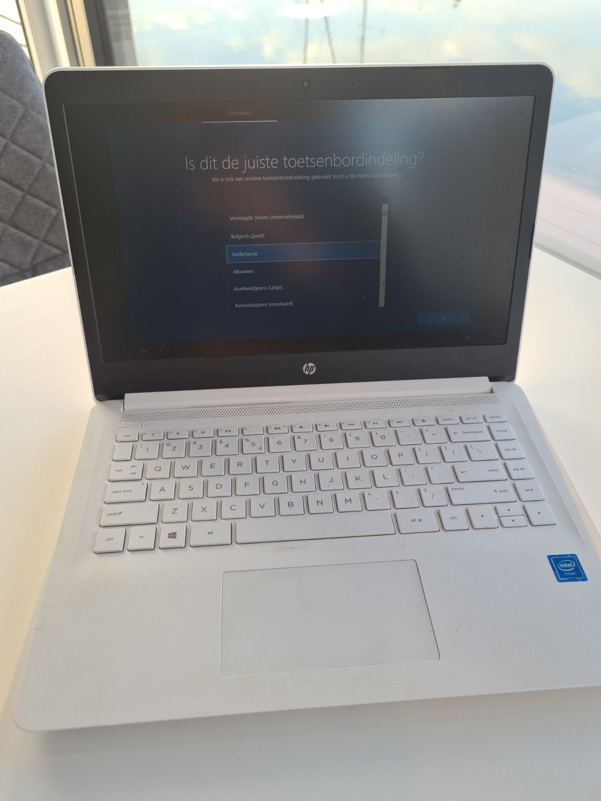 HP Laptop 14-bp000nd - Wit, Gebruikt, 2 tot 3 Ghz, Qwerty, 14 inch
