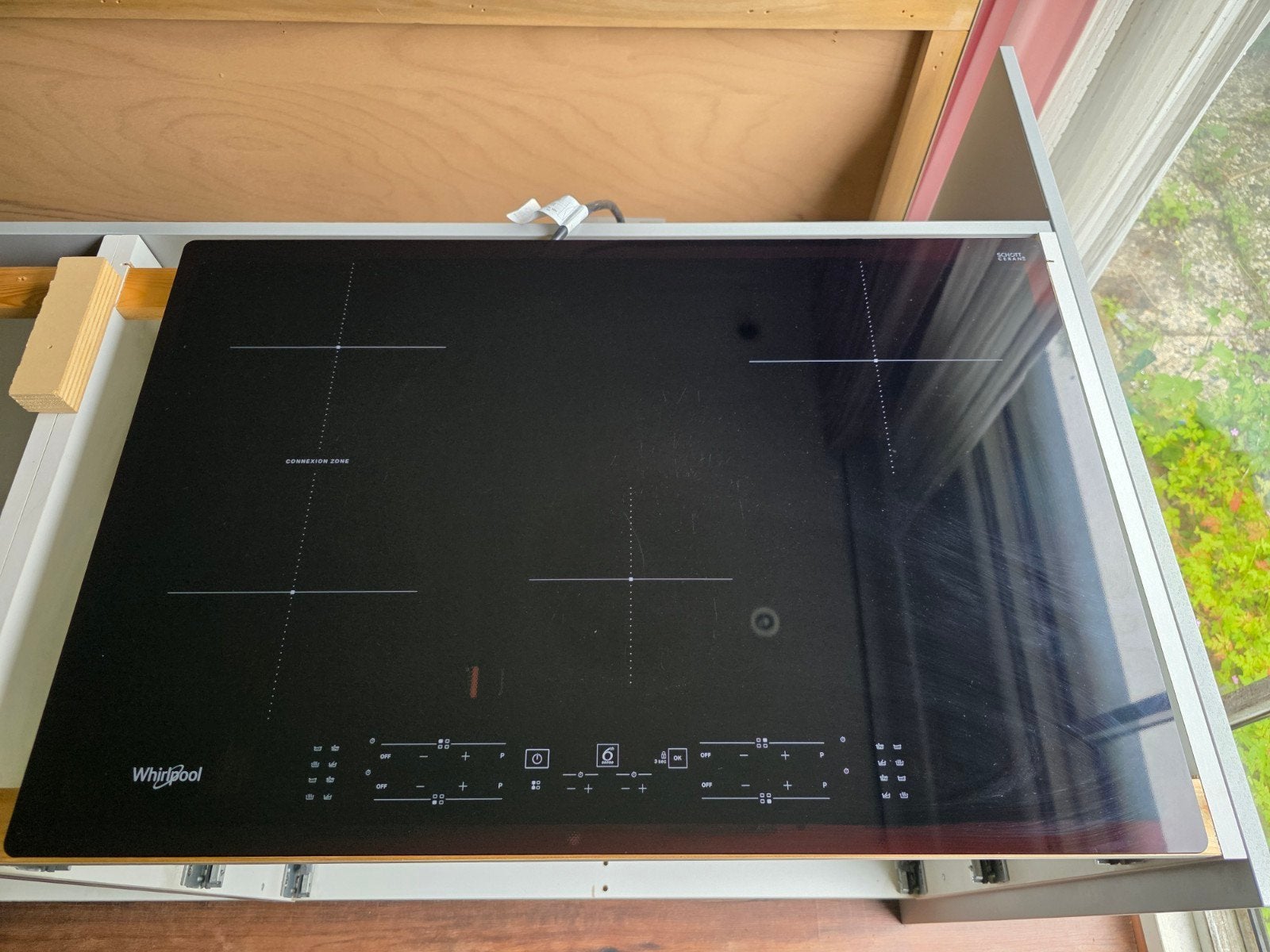 Whirlpool Inductiekookplaat WB B4877 NE - Zo goed als nieuw, Ophalen, 4 kookzones, Zo goed als nieuw, Inbouw
