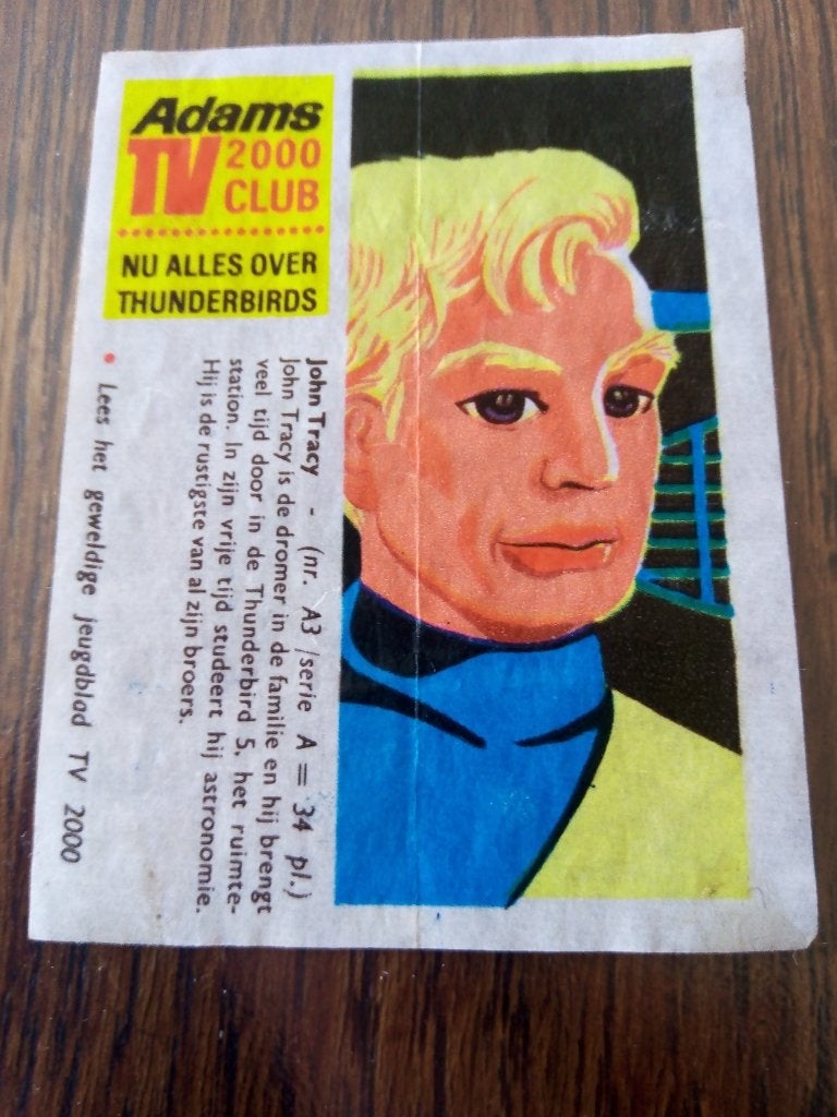 thunderbirds nr.A-3*1966*adams  tv 2000 club-John Tracey, Alle leeftijden, Ophalen of Verzenden, Gebruikt, Science Fiction en Fantasy